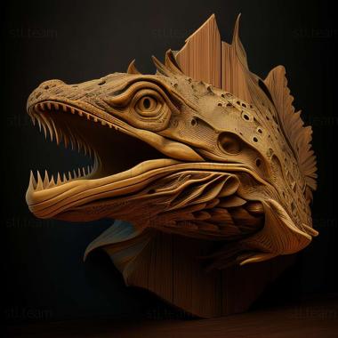 3D модель Biswamoyopterus (STL)